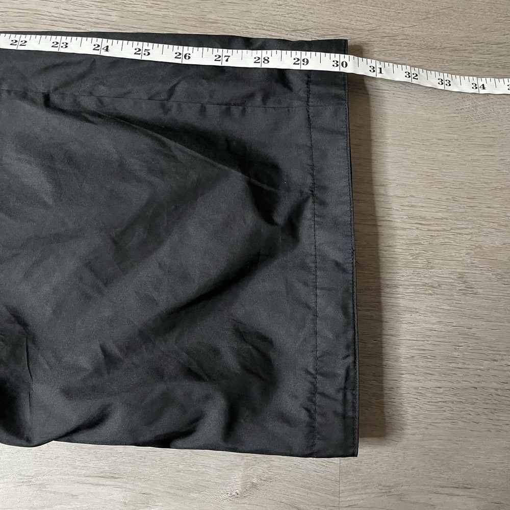 Nike Storm-Fit Track Pants Men's L Black Y2K Mesh Lined Zipper Cuffs Sweatpants - Picture 10 of 13